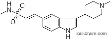 Molecular Structure of 121679-24-1 ((E)-N-Methyl-2-[3-(1-methyl-4-piperidinyl)-1H-indol-5-yl]ethenesulfonamide)